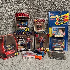 NASCAR 24 Jeff Gordon Ornaments Car and Figure Collection LOT